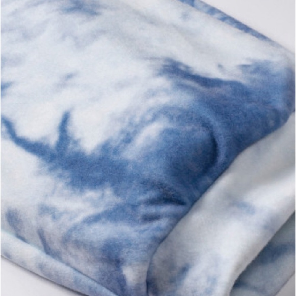 Blue Pocketed Tie Dye Knit Jumpsuit. NWT. - Picture 13 of 16